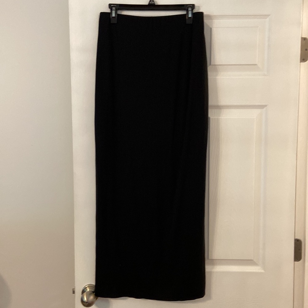 White House Black Market Maxi Skirt size S length 38” waist 28” with elastic - Picture 6 of 15